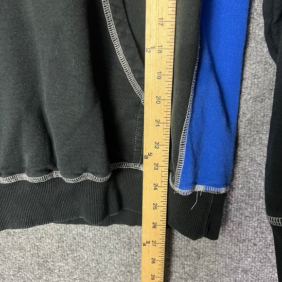 Choko Motorsports Snap On Hoodie Sweatshirt Pullover Size M Black/Blue - Picture 8 of 10